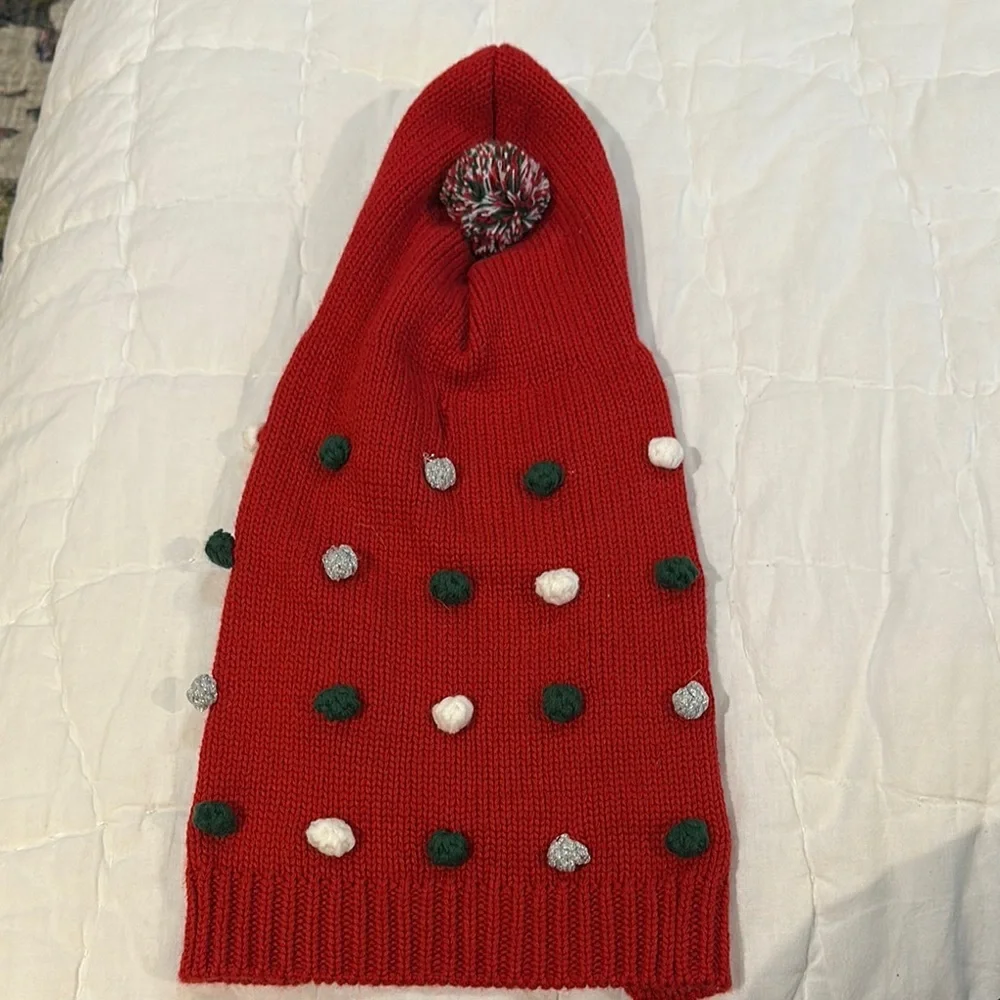 Martha Stewart Red and Green Dog Sweater